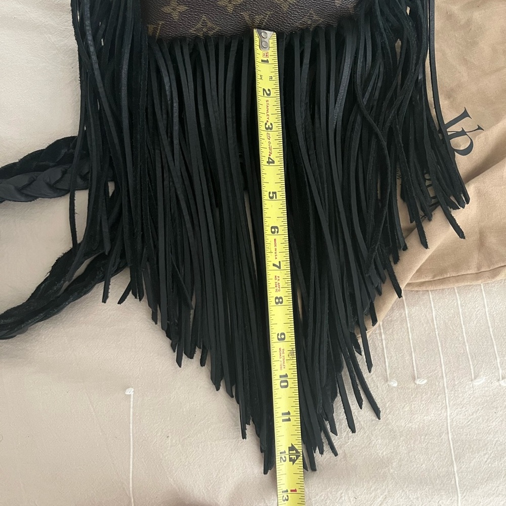 Louis Vuitton black fringe purse - Picture 14 of 14